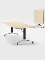 Table de bureau pliable et mobile, bureaux et chaises, salle de conférence de formation, table longue