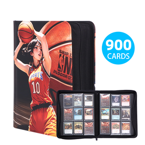 ที่ใส่การ์ดหนัง PU แบบกำหนดเองดีไซน์กันน้ำสำหรับเทมเบิลการ์ด9ช่อง<span class=keywords><strong>50</strong></span>ซองใส่ได้900ใบอัลบั้มรูป - Product Image 6