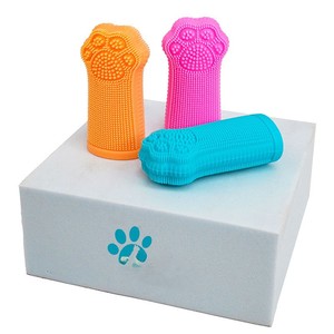 High-Quality Food-Grade <b>Silicone</b> Pet Toothbrush Gentle Oral Care for Dogs & Cats Durable & Safe Cleaning <b>Tool</b> - Product Image 6