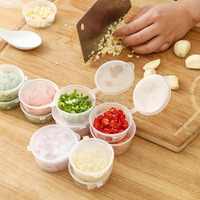 PTPACK vente en gros 1oz 2oz 3 oz 4oz récipient rond scellé transparent couvercle à clip Pp plastique jetable couvercle à charnière tasse à sauce