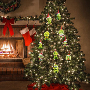 Adornos Navideños Acrílicos del <span class=keywords><strong>Grinch</strong></span> Bebé, Colgante Decorativo para Árbol de Navidad, Personaje de Película, Regalo Navideño para Fans - Product Image 2