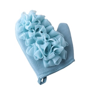 <span class=keywords><strong>JENNIFER</strong></span> Toalla exfoliante de baño de doble cara, potente para remover suciedad, para espalda y manos, juego de bolas de baño para adultos de doble uso - Product Image 1