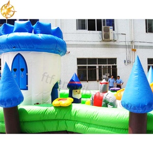 Waterhan FRK123U Castello Gonfiabile Personalizzato a Forma di Animale Cartoonesco, Trampolino in PVC da 8 Piedi per Bambini Unisex - Product Image 4