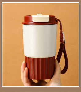 Taza de Café de Acero Inoxidable de 480 ml con Cordón para Llevar, Taza Térmica de Doble Pared, Regalo Promocional Corporativo Personalizado al por Mayor - Product Image 3