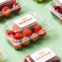 Gobelets en plastique PET à paroi simple de 117 mm, transparents, de qualité alimentaire, durables et professionnels, pour desserts, salades, yaourts, smoothies, usage en traiteur