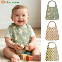 Lot de bavoirs bébé en coton écologique brodés, lavables, pour nouveau-né, anti-bave et d'alimentation, vente en gros