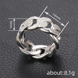 Anello di Lusso in Argento con Diamante Taglio Brillante Rotondo Colore G Naturale Unisex per Uso Quotidiano T0951 - Product Image 4