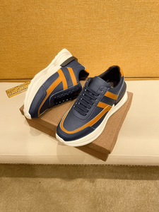 Zapatillas de Estilo de Vida con Suela Antideslizante Texturizada, Parte Superior con Construcción Empalmada, Amortiguación Suave, Resistentes a Desgarros, Duraderas, Estilo Vintage - Product Image 1