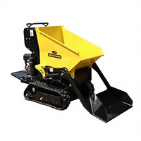 ANT BY600 Mini Dumper Multifunctionele Rupslader Zelflossende Tuinlader Buiten Materiaal Handling Motor Tandwiel Lager