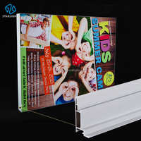 Caja de Luz LED de Alta Luminosidad para Pancartas Retroiluminadas SEG, Marco de Perfil de Aluminio sin Marco, Tela Elástica, para Techo