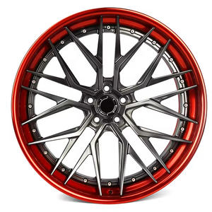 Rines de Lujo Personalizados de 2 Piezas 5x112/120, Diseño Cóncavo, Cromados, Forjados, para 296 <span class=keywords><strong>GTB</strong></span>, <span class=keywords><strong>488</strong></span> <span class=keywords><strong>GTB</strong></span>, F430, Purosangue, 348 TS, F355, GT3 - Product Image 6