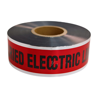 Huaan NT002 Aluminium Edelstahl Erkennbares unterirdisches Warnband Hochfestes Tracer band 3 Mil Thick 3 Wide Utility