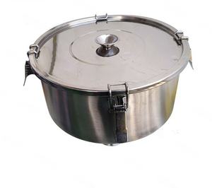 Máquina de llenado cónica de gran diámetro 316/304 grado sanitario alimentos Acero inoxidable cocina tolva sello cubierta tolva - Product Image 4