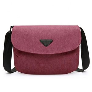 Borsa a tracolla da donna con tracolla blu su misura e BEARKY in poliestere con chiusura a cerniera ecologica e resistente - Product Image 5