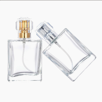 Flacon pulvérisateur de parfum en verre rechargeable de 100 ml (3,4 oz) vide