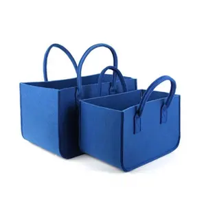 Evercredit Custom Felt Tote Handbag Storage Organizer Bag Fashion Envelope Lady Bags Customized Logo Wool Unisex
