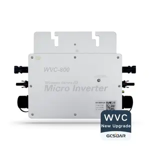 2024 New Upgraded Version Sample Price 600W - 2400W Grid Tie WVC Micro Inverter with VDE CE