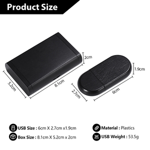 สำหรับอุปกรณ์งานแต่งงานที่ทำจากไม้ แฟลชไดรฟ์ USB 2.<span class=keywords><strong>0</strong></span> แบบสลักและพิมพ์ลาย ความจุ 8GB 16GB 32GB ของขวัญ - Product Image 3