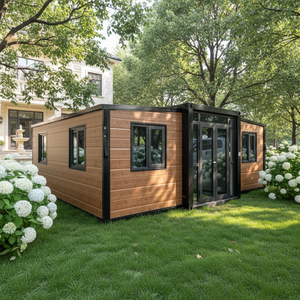 Maison préfabriquée modulaire extensible 2, 3, <span class=keywords><strong>4</strong></span>, 5 chambres, unité d'habitation détachable, maison portable pour bureau mobile - Product Image 1