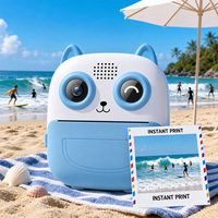 Appareil photo instantané pour enfants S5 APP 200 DPI 2,4 pouces, impression thermique sans encre, photo, vidéo, autocollant graffiti, 1200 mAh, type-C