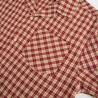 Chemise à col cubain à manches courtes, nouvelle arrivée, 100% coton, étiquette personnalisée, chemises OEM pour l'été, hommes, doux, à carreaux