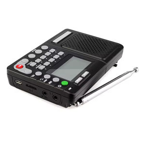 Radio de Onda Corta con Grabación HD, Pantalla Digital, Reloj Despertador, Radio FM Digital de Banda Completa con Bluetooth - Product Image 4