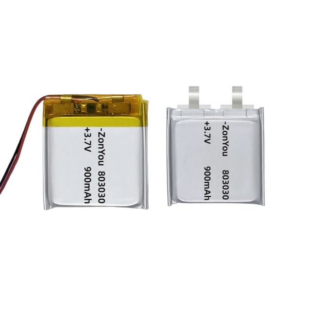 A Grade Nominal Capacity 700mAh 803030 Pouch Cell Li-Polymer Battery 3.7V for Rechargeable Electronics Power Bank Tool Fanx Toys