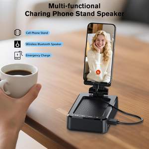 ขาตั้งโทรศัพท์มือถือแบบไร้สายสำหรับลำโพงและการชาร์จฐานกันลื่นโฮมเธียเตอร์เสียงรอบทิศทาง HD - Product Image 4