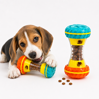 Distributeur interactif de friandises pour chien prêt à l'emploi (OEM) avec compartiment transparent pour la distribution lente des friandises pour l'entraînement
