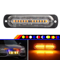 Autozubehör Strobe Grille Light 12V 12leds LKW Fahrzeug Seiten markierung Not blitz lampe LED Strobe Warnleuchten für Auto