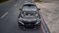 Capot moteur transparent en fibre de carbone style AE pour BMW X3 X4 X5 – Amélioration du capot moteur en fibre de carbone