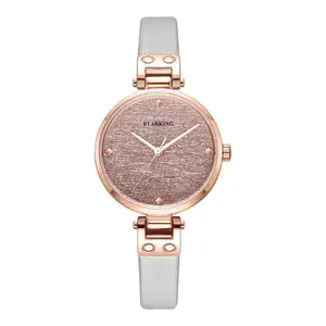 STARKING-reloj de cuarzo de acero inoxidable para mujer, reloj femenino de lujo, marca Luxurybranded, 2020