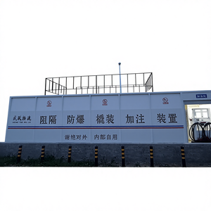 ถังเก็บน้ำมันเบนซินเคลื่อนที่แบบติดตั้งบนแท่นเลื่อน <span class=keywords><strong>HENG</strong></span> QIANG ผลิตจากเหล็กกล้าคาร์บอน ได้รับการรับรองมาตรฐาน ISO9001 พร้อมระบบตรวจจับการรั่วไหล เป็นมิตรต่อสิ่งแวดล้อม - Product Image 2