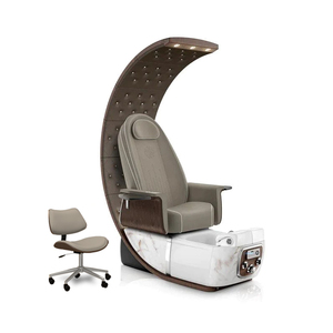 Sillón de Spa de Vidrio de Lujo Personalizado de China 2025 con Hidromasaje y Funciones Ajustables, <span class=keywords><strong>Silla</strong></span> Eléctrica de Masaje para <span class=keywords><strong>Pedicura</strong></span> para Salón de Uñas - Product Image 3