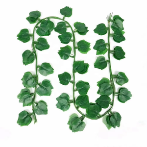 MCG extérieur maison jardin artificiel plastique soie vert feuille rotin vignes tenture murale fleur herbe olivier palmier plante d'intérieur - Product Image 6