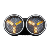 Luz de escenario retro de doble ojo de 150W, ideal para equipos de DJ e iluminación de escenarios KTV