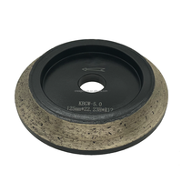Haute efficacité 5 "meule de profilage de diamant fritté meule de coupe meuleuse d'angle meule de bord pour marbre