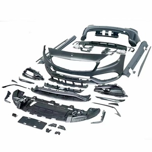 Kit de Mejora de Fibra de Vidrio y ABS para <span class=keywords><strong>Mercedes</strong></span>-Benz Clase A 13-18 W176, Parachoques Delantero y Trasero Personalizados A45 <span class=keywords><strong>AMG</strong></span>, Faldones Laterales y Alerón Trasero - Product Image 1