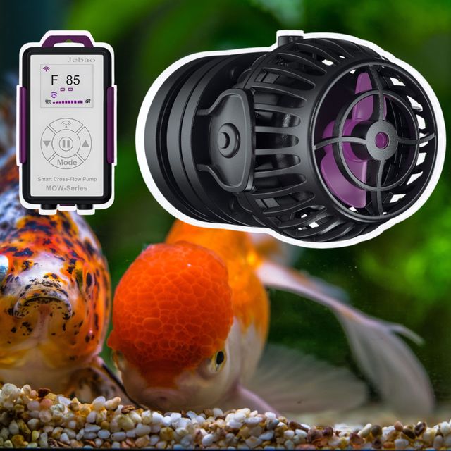 Jebao MOW Smart Wave Maker Ultra Quiet Multiple Modes Aquarium Water Flow Pump with Remote Controller