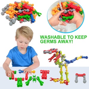 125 pezzi di assemblaggio fai <span class=keywords><strong>da</strong></span> te Set di raccordo con scheletro per costruire blocchi di costruzione per bambini Kit di costruzione con scatola di immagazzinaggio - Product Image 3
