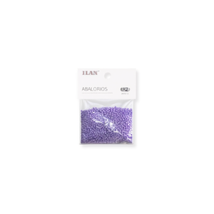 Perline Ilan Abalorios viola da 2 mm, 50 g, per la creazione di gioielli - Product Image 1