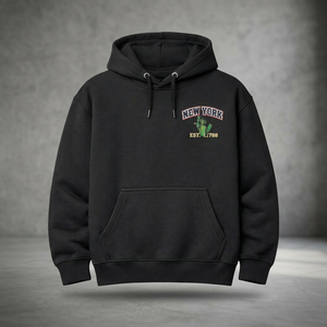 เสื้อฮู้ดดี้ปักลายเชนิลล์แบบ OEM ขายส่ง เสื้อสตรีทแวร์สั่งทำพิเศษ ทรงโอเวอร์ไซส์ ผ้าคอตตอนหนานุ่ม เสื้อสเวตเชิ้ตแฟชั่นแบบสวมหัว สั่งซื้อจำนวนมาก - Product Image 1