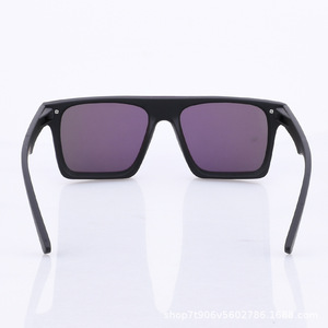 Fashion Sunglasses <b>Rectangle</b> Polarized 100% Uv Protection Outdoors Unisex Adult Full Rim Blue <b>Mirror</b> Lenses - Product Image 4