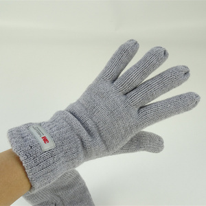Gants tricotés doublés <span class=keywords><strong>3M</strong></span> <span class=keywords><strong>Thinsulate</strong></span> Gants thermiques d'hiver chauds en acrylique double couche pour hommes et femmes - Product Image 4