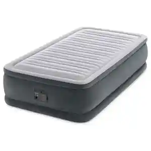 Lit d'appoint gonflable double <span class=keywords><strong>INTEX</strong></span> 64412 moderne avec revêtement floqué, housse amovible et design de mobilier d'intérieur - Product Image 1