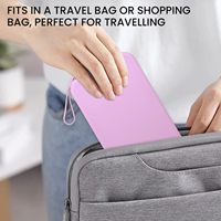 Sac cosmétique en silicone en gros, logo personnalisé, étanche, anti-poussière, pochette de maquillage portable, organiseur de toilette de voyage pour femmes, en vrac