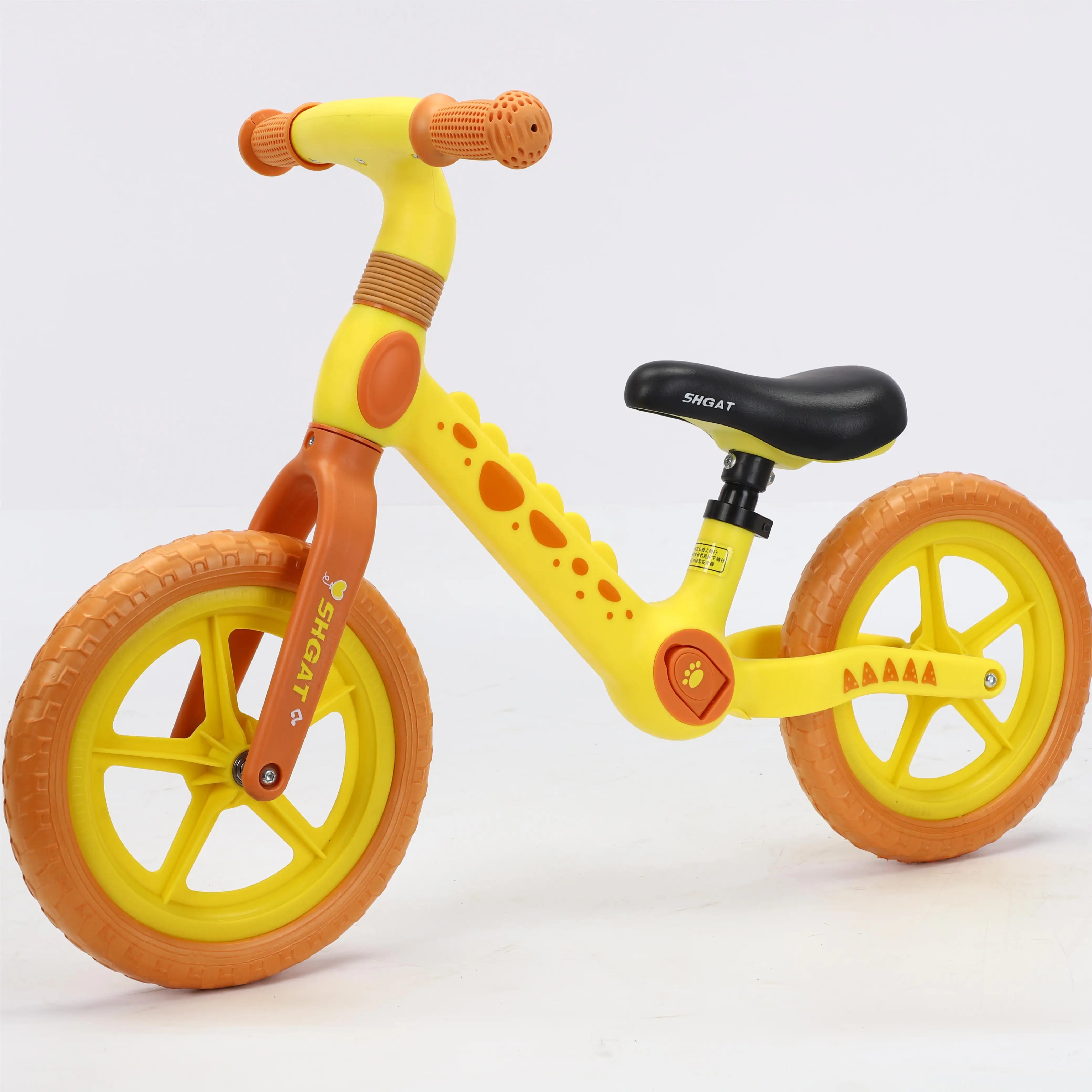 Vélo d'équilibre pliable pour enfants vélo de moto de taille M avec fourche en aluminium durable pour les nourrissons et les tout-petits