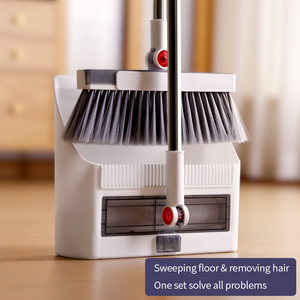 Koocca Bộ dụng cụ làm sạch tóc chống dính dày đa chức năng ba trong một bộ dụng cụ làm sạch tóc con lăn xơ vải chổi PP kiểu tay - Product Image 2