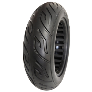 Pneu plein 10x2.7-6.5FA 10 pouces pour trottinette électrique – Amélioration des performances, traction antidérapante, résistant à l'usure, ensemble de roue sans chambre à air - Product Image 2
