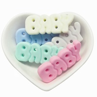 Clips en gros porte-tétine de qualité alimentaire bricolage chaîne de sucette accessoires bébé perles de silicone pour bijoux